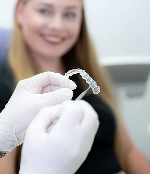 Transparente Aligner zur Korrektur von Zahnfehlstellungen